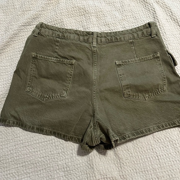 Zara green denim skirt - Picture 3 of 4
